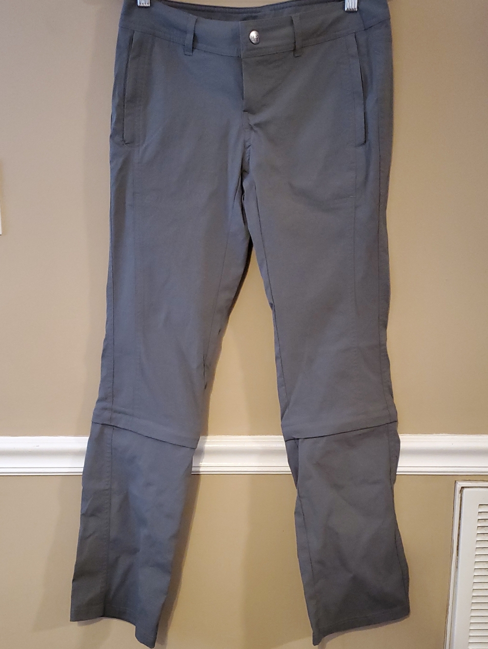 REI Northway Convertible Pants Women's In Gray Size 4